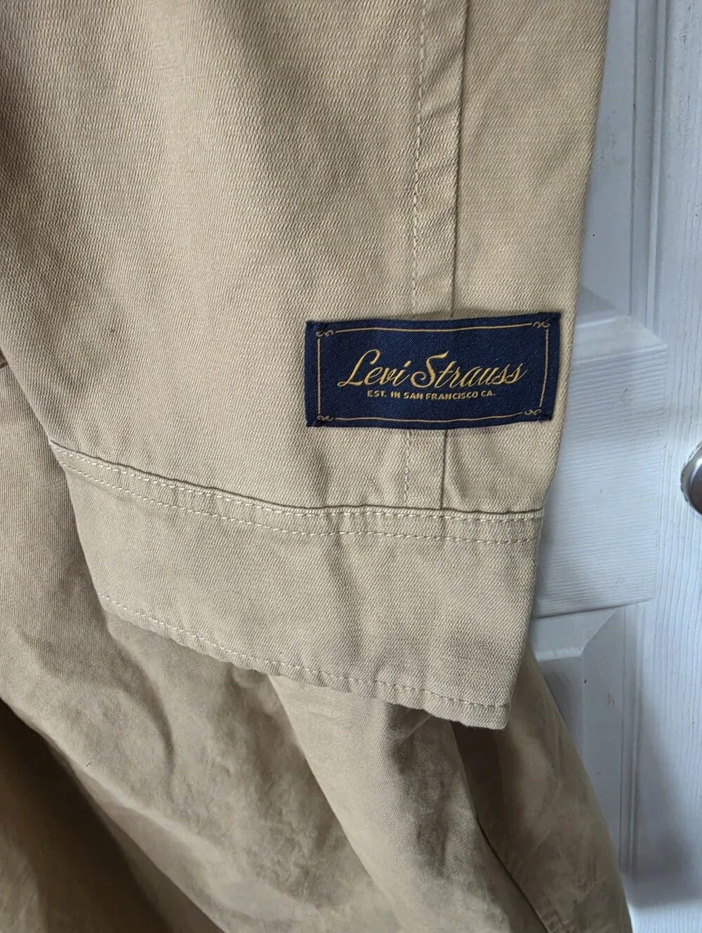 Levi Strauss & Co. Bree Classic Long Trench Coat Size Medium NWT
